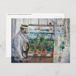 Cartão Postal Berthe Morisot - Eugene Manet na Ilha de Wight