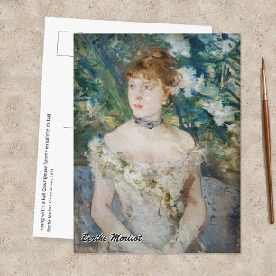 Cartão Postal Berthe Morisot - Jovem Menina em Traje de Baile