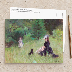 Cartão Postal Berthe Morisot - Num Parque / Dans le parc