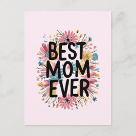 Cartão Postal Best mom ever