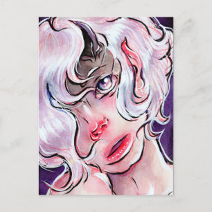 Cartão Postal Besta Pálida