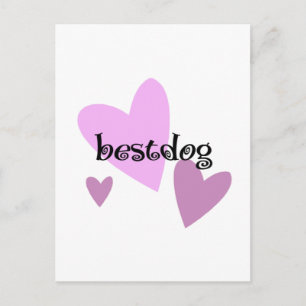 Cartão Postal Bestdog