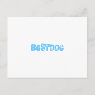 Cartão Postal Bestdog