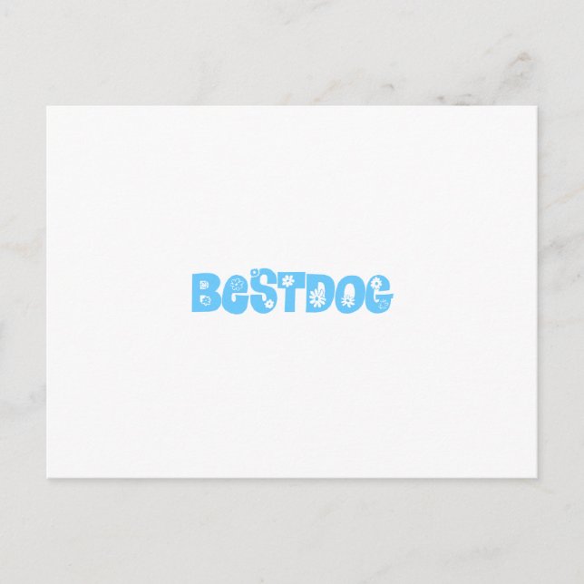 Cartão Postal Bestdog (Frente)