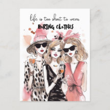 Cartão postal Besties