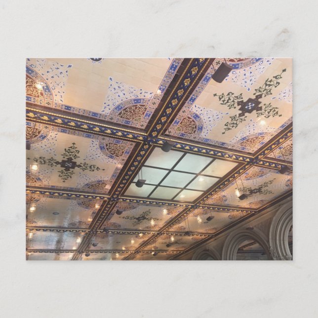 Cartão Postal Bethesda Terrace Arcade NYC Postcard (Frente)