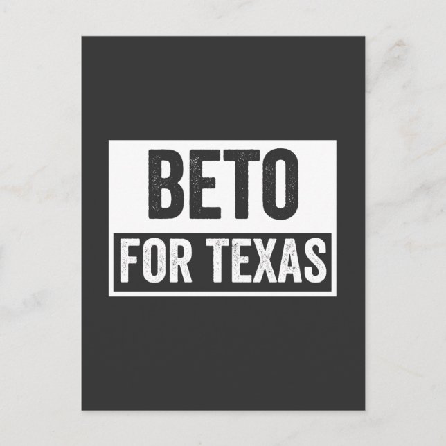 Cartão Postal beto FOR TEXAS (Frente)