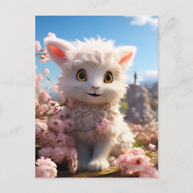 Cartão Postal Betsy - A cabra fofinho (Frente)