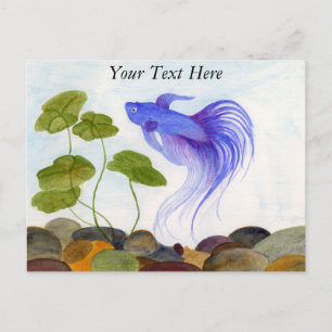 Cartão Postal Betta Fish