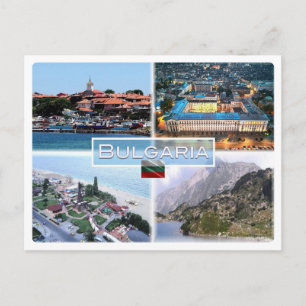 Cartão Postal BG Nesebar - Independence Square - Sofia -
