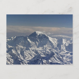 Cartão Postal BHUTAN. Neve eterna na montanha Everest,
