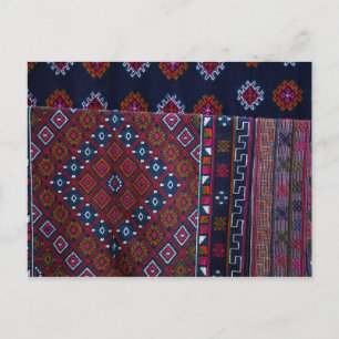 Cartão Postal Bhutanese Rugs