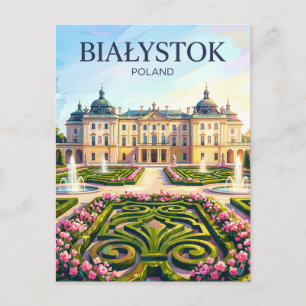Cartão Postal Białystok Polônia
