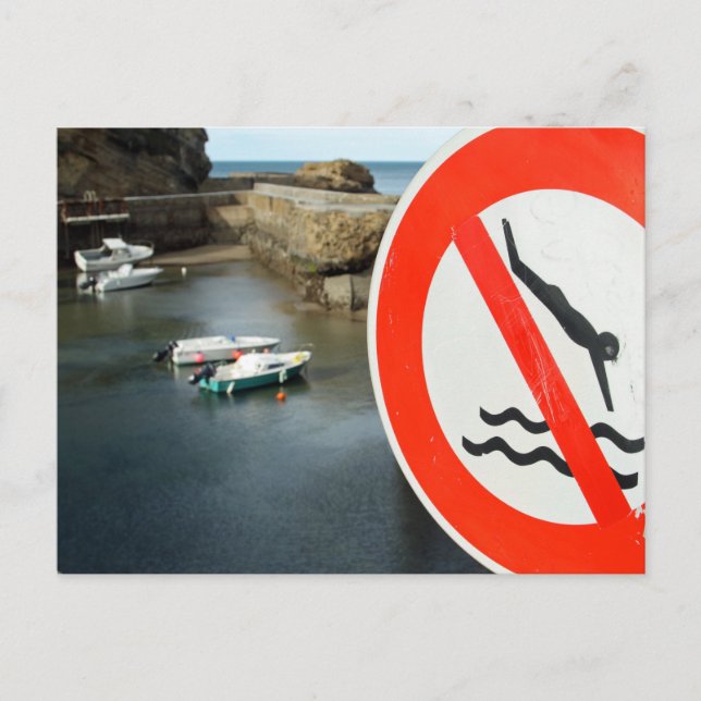 Cartão Postal Biarritz (Frente)