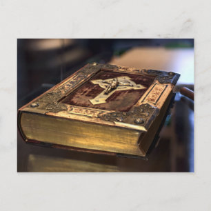 Cartão Postal Bíblia Cristã Antiquada