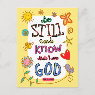 Cartão Postal Bíblia Cristã Versa Escritura Texto Dodle