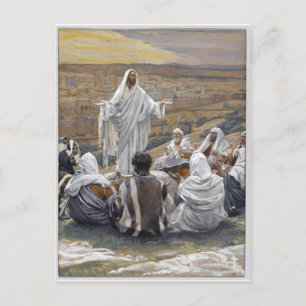 Cartão Postal Bíblia Jesus Inspirador Fé Esperança Amor