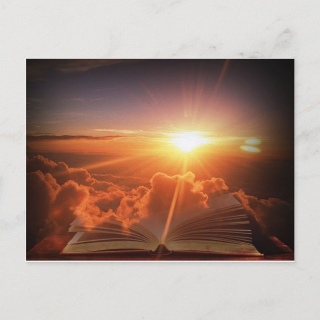 Cartão Postal Biblical Sunset (Frente)