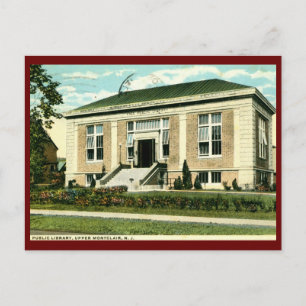 Cartão Postal Biblioteca Carnegie, Upper Montclair NJ