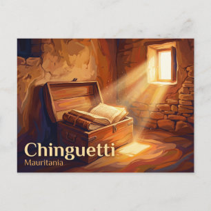 Cartão Postal Biblioteca de Chinguetti Mauritânia