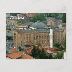 Cartão Postal Biblioteca Nacional