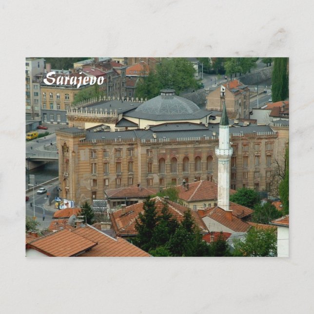 Cartão Postal Biblioteca Nacional (Frente)