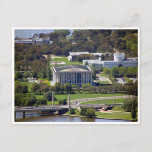 Cartão Postal biblioteca nacional austrália