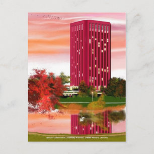 Cartão Postal Biblioteca no outono por Tam Nguyen