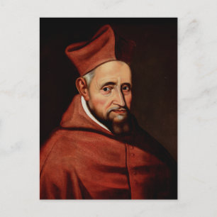 Cartão Postal Biblioteca Romana de São Roberto Belarmino Arte