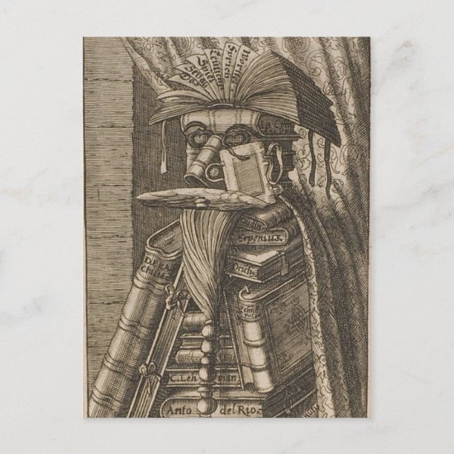 Cartão Postal Bibliotecário (Frente)