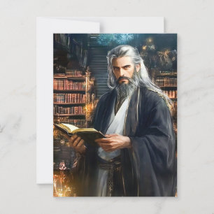 Cartão Postal Bibliotecário