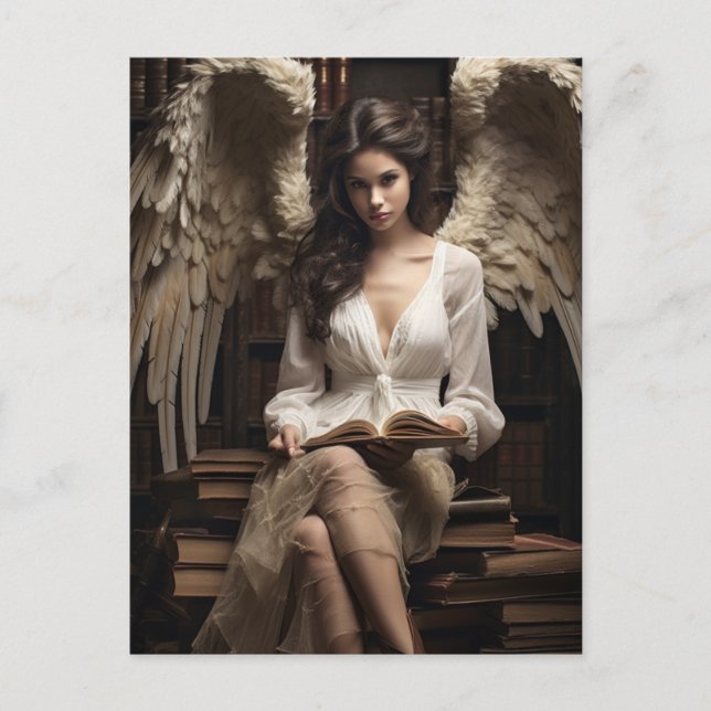Cartão Postal Bibliotecário Sexy (Frente)