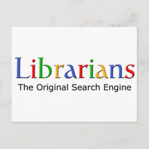 Cartão Postal Bibliotecários - o Search Engine original