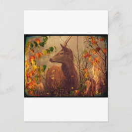 Cartão Postal Biche Ô mãe Biche (Francois Ville)