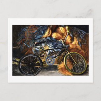 Cartão Postal Bicicleta Abandonada
