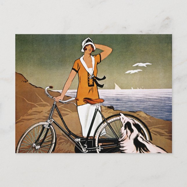 Cartão Postal Bicicleta Ad, 1925 (Frente)