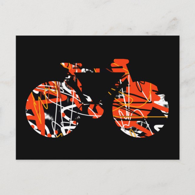 Cartão Postal bicicleta - bicicleta + bicicleta (Frente)