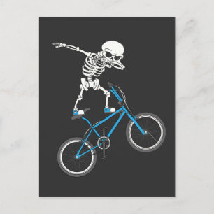 Cartão Postal Bicicleta BMX de Skeleton mtb