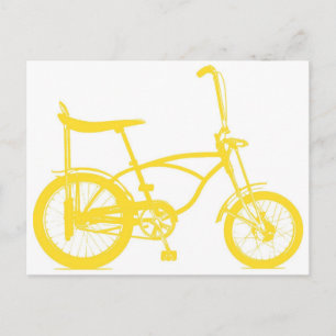 Cartão Postal Bicicleta com Selim Banana Retro