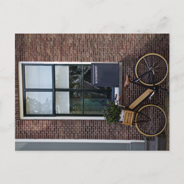Cartão Postal Bicicleta de Madeira (Frente)