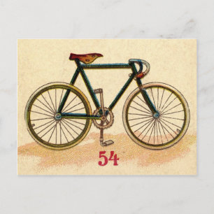 Cartão Postal Bicicleta do vintage