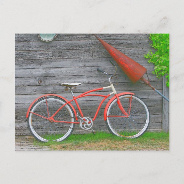 Cartão Postal Bicicleta em Leland (Frente)