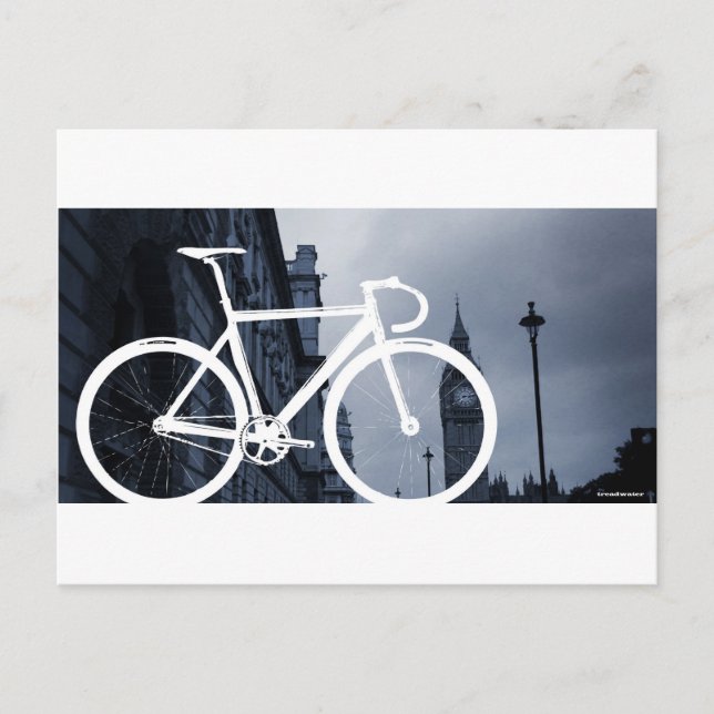 Cartão Postal Bicicleta London Track (Frente)