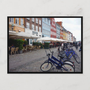 Cartão Postal bicicleta nyhavn