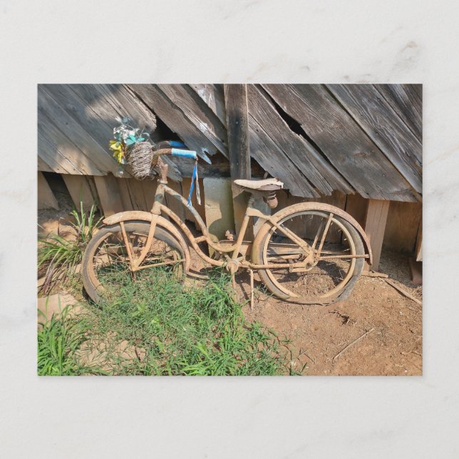 Cartão Postal  Bicicleta Velha (Frente)