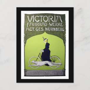 Cartão Postal Bicicleta Victoria Fahrrad-Werke Vintage