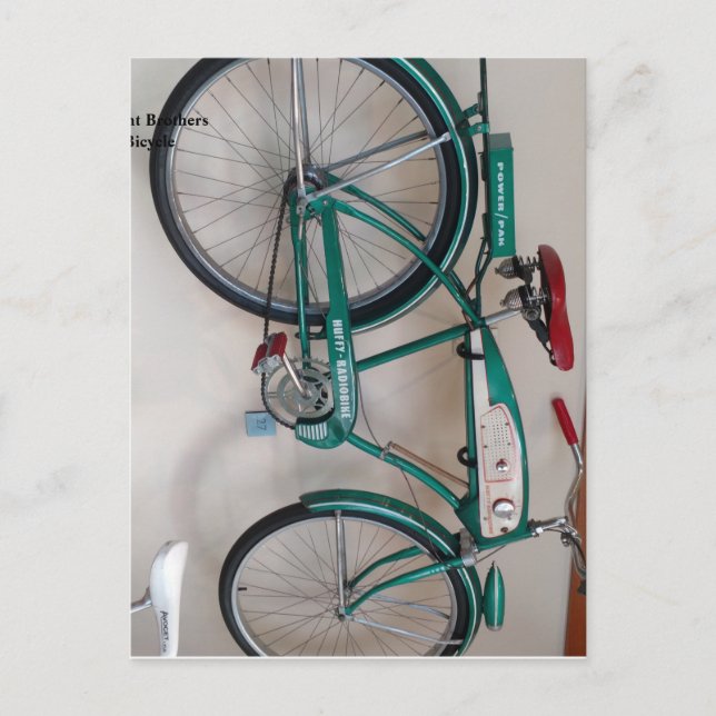 Cartão Postal Bicicleta Wright Brothers (Frente)