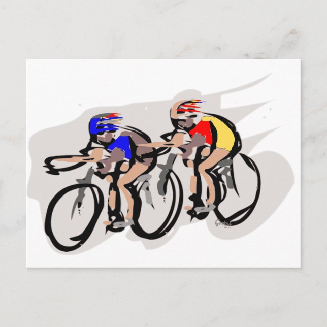 Cartão Postal Bicicletas (Frente)