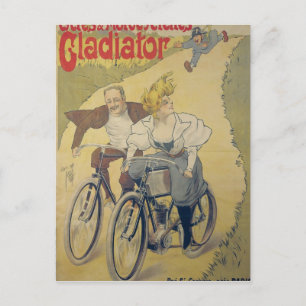 Cartão Postal Bicicletas de Gladiator de poster publicitário