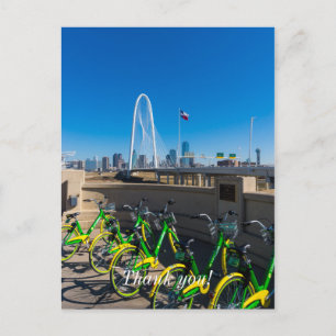 Cartão Postal Bicicletas E Dallas